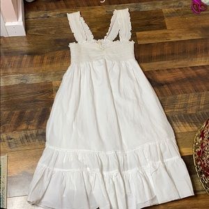 White summer dress